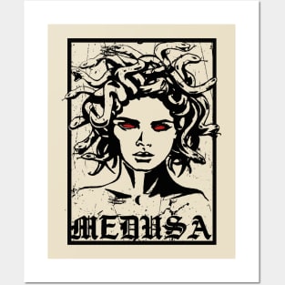 Medusa The gorgon in greek mythology Posters and Art